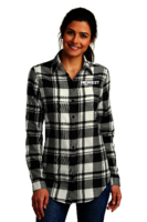 Port Authority Ladies Plaid Flannel Tunic