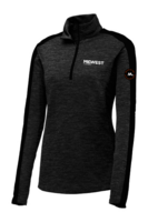 Sport-Tek Ladies Posicharge Electric Heather Colorblock 1/4-Zip Pullover