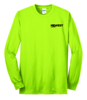 Port & Company Long Sleeve Core Blend Tee Hi Viz