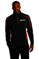 Sport-Tek Sport-Wick Stretch 1/2 Zip Colorblock Pullover