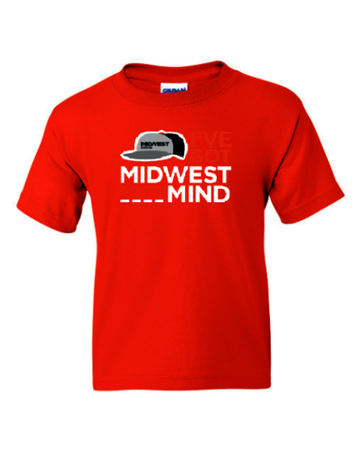 Gildan - Youth DryBlend 50 Cotton/50 Poly T-Shirt (Midwest on my Mind Logo)