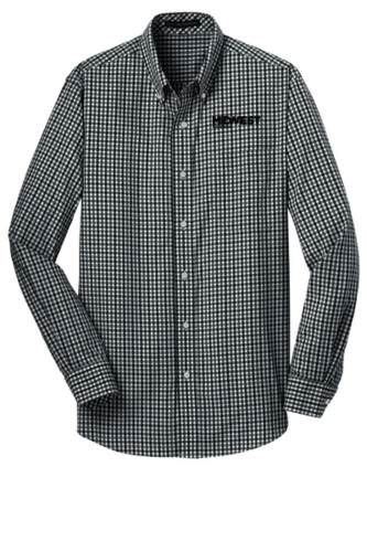 Port Authority Long Sleeve Gingham Easy Care Shirt - Men's