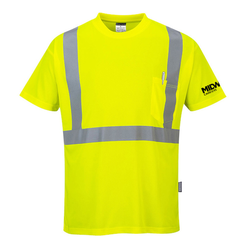 Hi Viz Pocket T-Shirt - Men's