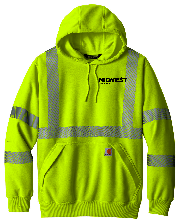 Carhartt ANSI 107 Class 3 Hooded Sweatshirt