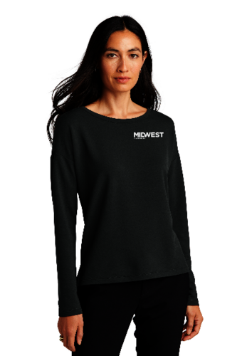 MERCER+METTLE Women's Stretch Drop Shoulder Pullover